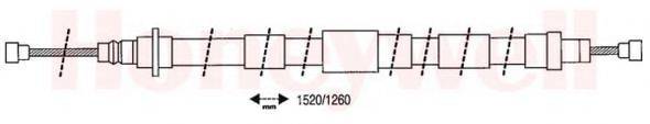 BENDIX 432955B Трос, стоянкова гальмівна система