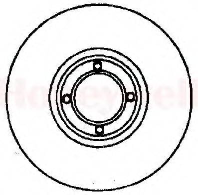 BENDIX 561151B гальмівний диск