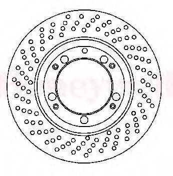 BENDIX 561802B гальмівний диск