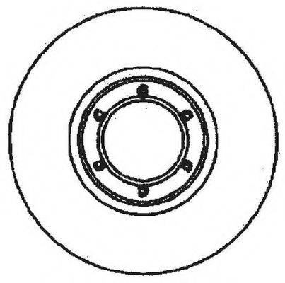 BENDIX 561171BC гальмівний диск