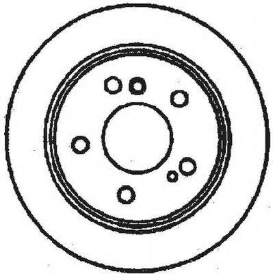 BENDIX 561698BC гальмівний диск