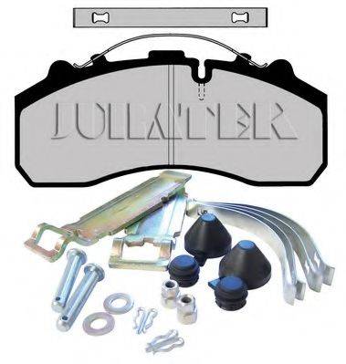 Комплект гальмівних колодок, дискове гальмо JURATEK JCP988K1