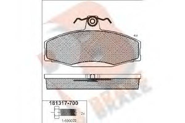 R BRAKE RB1317-700