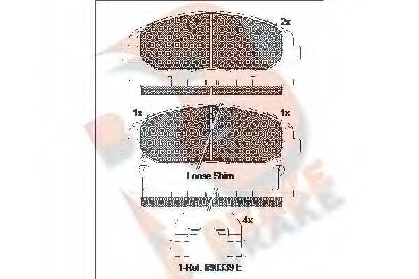 R BRAKE RB2141