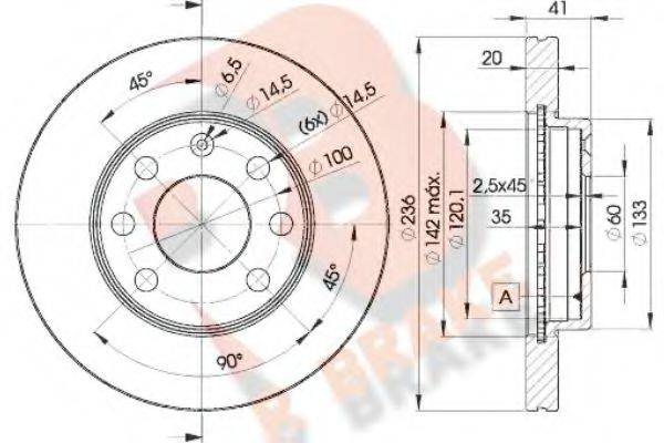 R BRAKE 78RBD21440