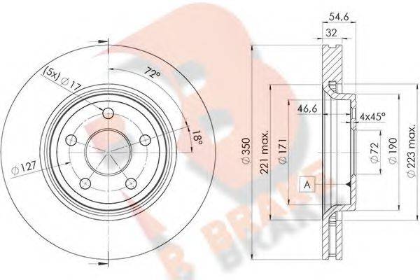 R BRAKE 78RBD25152