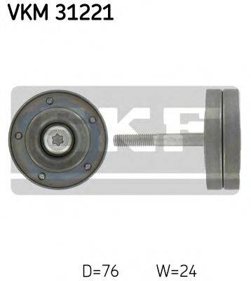 SKF VKM31221 Паразитний / провідний ролик, полікліновий ремінь