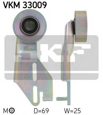 SKF VKM33009 Натяжний ролик, полікліновий ремінь