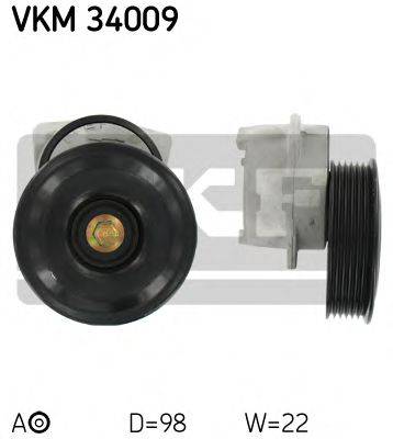 SKF VKM34009 Натяжний ролик, полікліновий ремінь