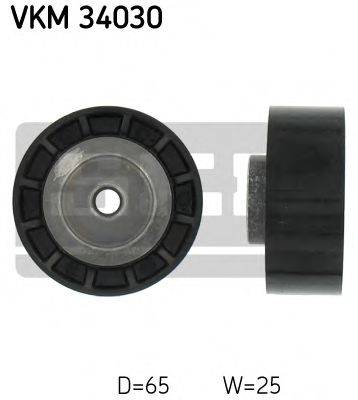 SKF VKM34030 Паразитний / провідний ролик, полікліновий ремінь