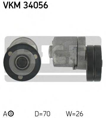 SKF VKM34056 Натяжний ролик, полікліновий ремінь