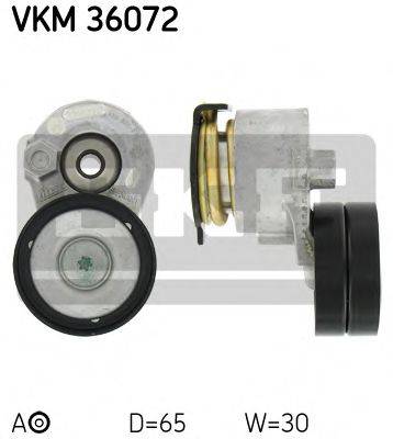 SKF VKM36072 Натяжний ролик, полікліновий ремінь