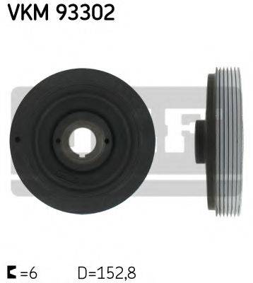 SKF VKM93302 Ремінний шків, колінчастий вал