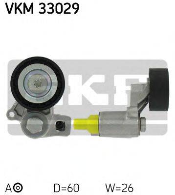 SKF VKM33029 Натяжний ролик, полікліновий ремінь