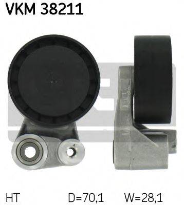 SKF VKM38211 Натяжний ролик, полікліновий ремінь