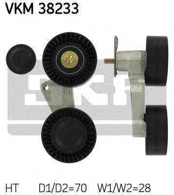 SKF VKM38233 Натяжний ролик, полікліновий ремінь