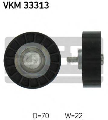 SKF VKM33313 Паразитний / провідний ролик, полікліновий ремінь