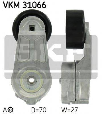 SKF VKM31066 Натяжний ролик, полікліновий ремінь