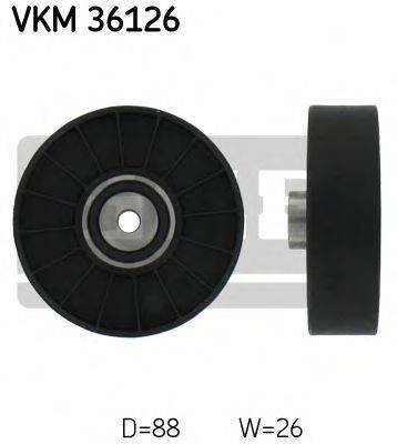 SKF VKM36126 Паразитний / провідний ролик, полікліновий ремінь
