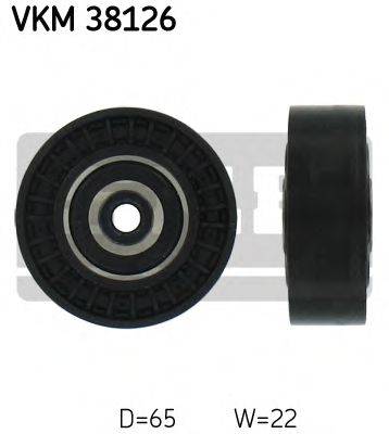 SKF VKM38126 Паразитний / провідний ролик, полікліновий ремінь