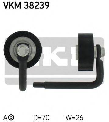SKF VKM38239 Натяжний ролик, полікліновий ремінь