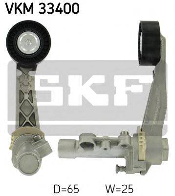 SKF VKM33400 Натяжний ролик, полікліновий ремінь
