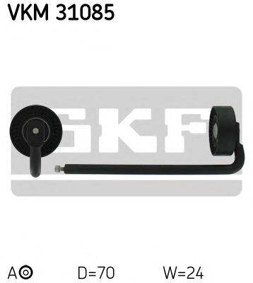 SKF VKM31085 Натяжний ролик, полікліновий ремінь