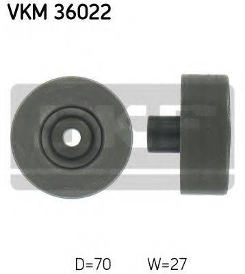 SKF VKM36022 Паразитний / провідний ролик, полікліновий ремінь