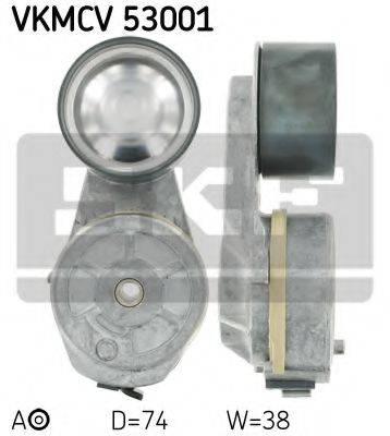SKF VKMCV53001 Натяжний ролик, полікліновий ремінь
