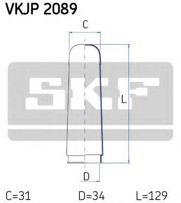 SKF VKJP2089 Комплект пильника, рульове керування