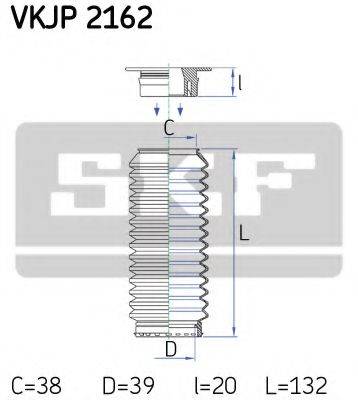 SKF VKJP2162 Комплект пильника, рульове керування
