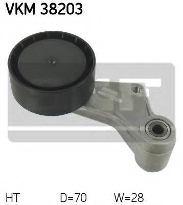 SKF VKM38203 Натяжний ролик, полікліновий ремінь