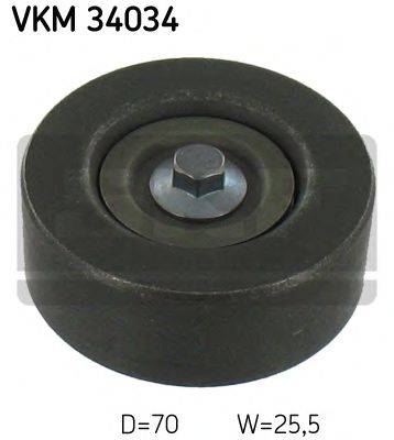 SKF VKM34034 Паразитний / провідний ролик, полікліновий ремінь