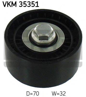 SKF VKM35351 Паразитний / провідний ролик, полікліновий ремінь