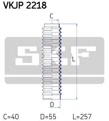 SKF VKJP2218 Комплект пильника, рульове керування