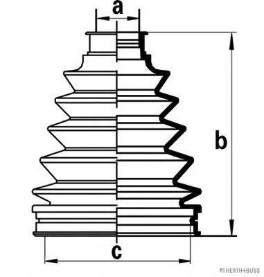 FRIESEN QJB1157 Комплект пильника, приводний вал