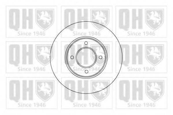 QUINTON HAZELL BDC1018 гальмівний диск
