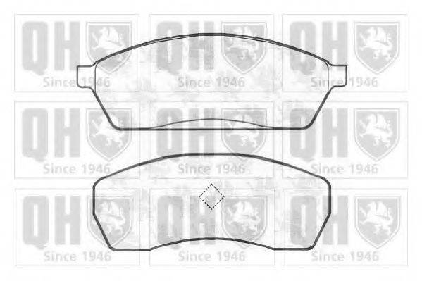 QUINTON HAZELL BP770 Комплект гальмівних колодок, дискове гальмо
