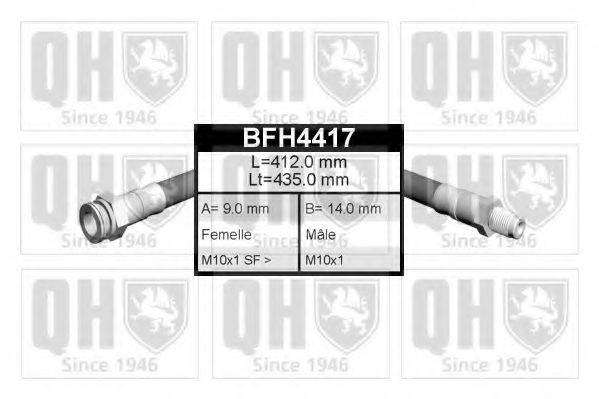 QUINTON HAZELL BFH4417 Гальмівний шланг