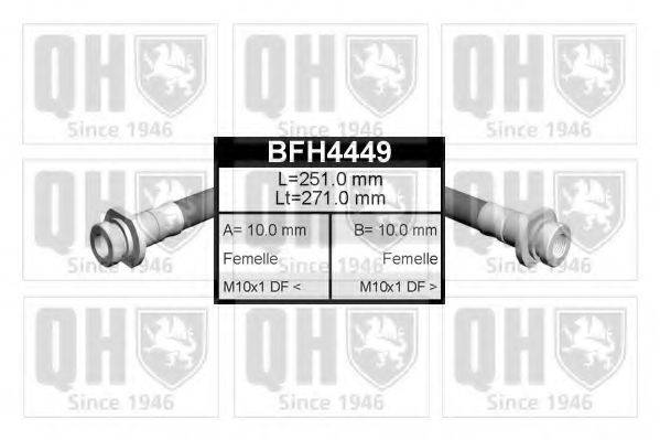 QUINTON HAZELL BFH4449 Гальмівний шланг