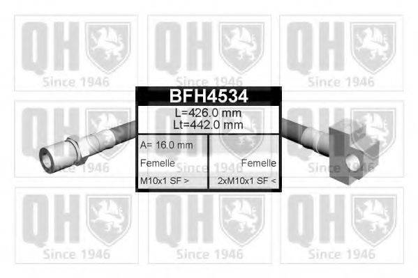 QUINTON HAZELL BFH4534 Гальмівний шланг