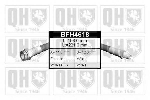 QUINTON HAZELL BFH4618 Гальмівний шланг