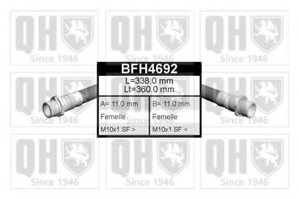 QUINTON HAZELL BFH4692 Гальмівний шланг