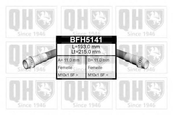 QUINTON HAZELL BFH5141 Гальмівний шланг