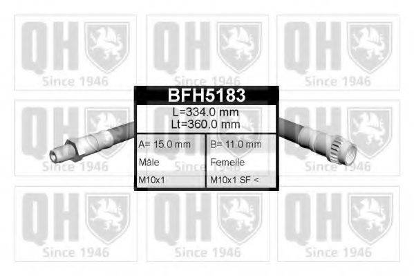 QUINTON HAZELL BFH5183 Гальмівний шланг