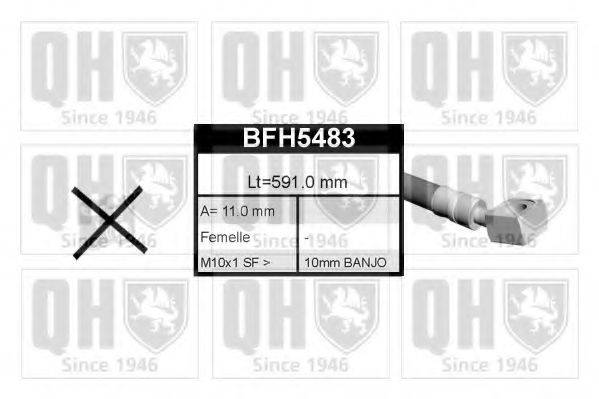 QUINTON HAZELL BFH5483 Гальмівний шланг