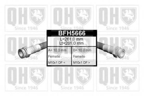 QUINTON HAZELL BFH5666 Гальмівний шланг
