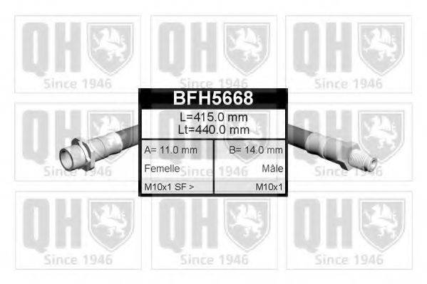 QUINTON HAZELL BFH5668 Гальмівний шланг