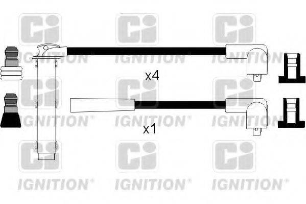 QUINTON HAZELL XC1053 Комплект дротів запалювання