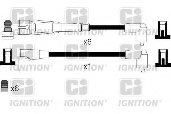 QUINTON HAZELL XC832 Комплект дротів запалювання